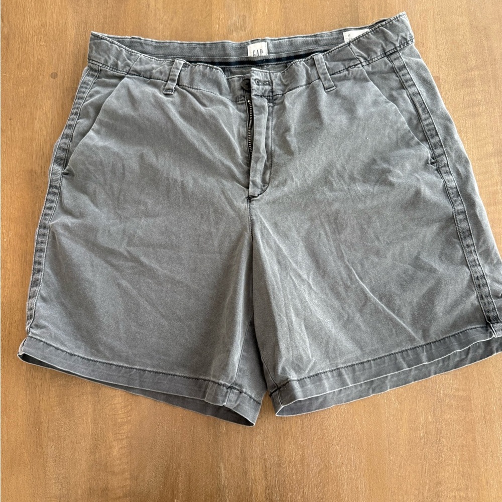 Gap Girlfriend Chino Shorts Gray Casual Shorts Sz 12